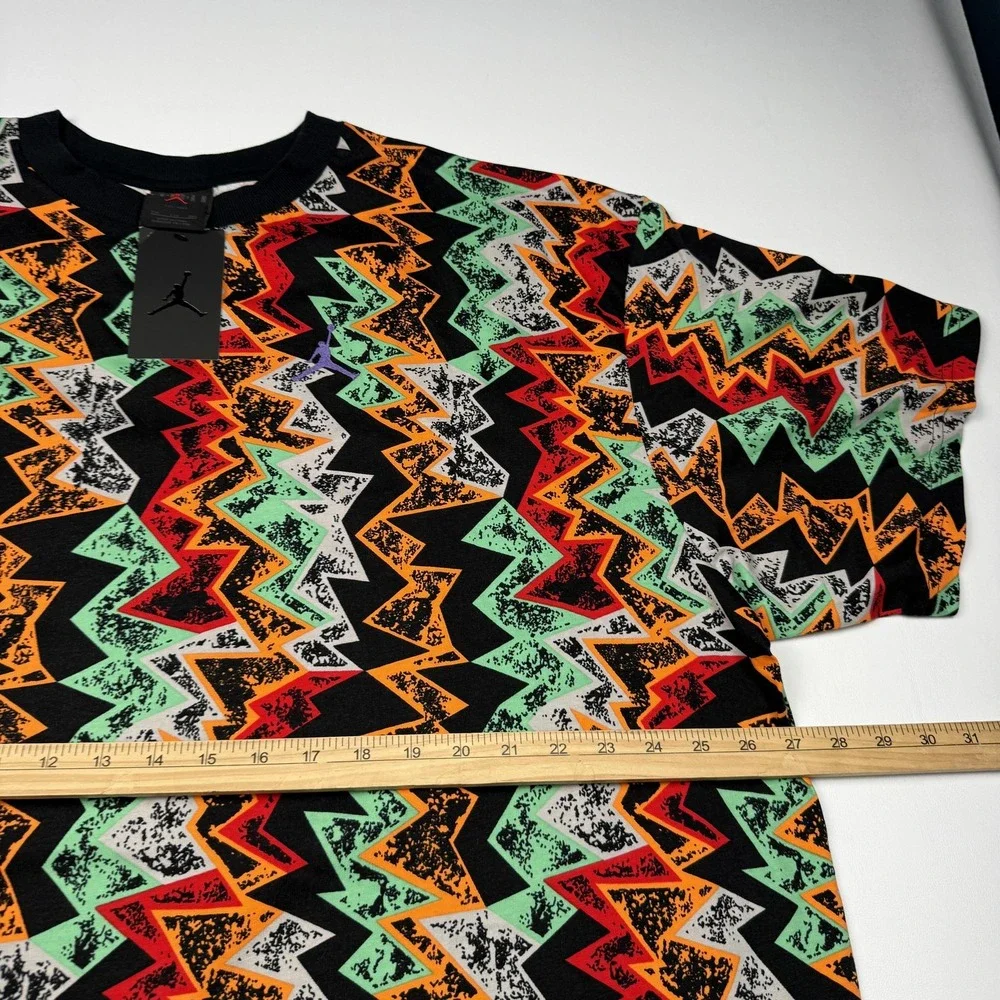 Jordan Shirt Mens 2XL All Over Retro 7 Hare Jumpman T-Shirt Tee CW0911-010